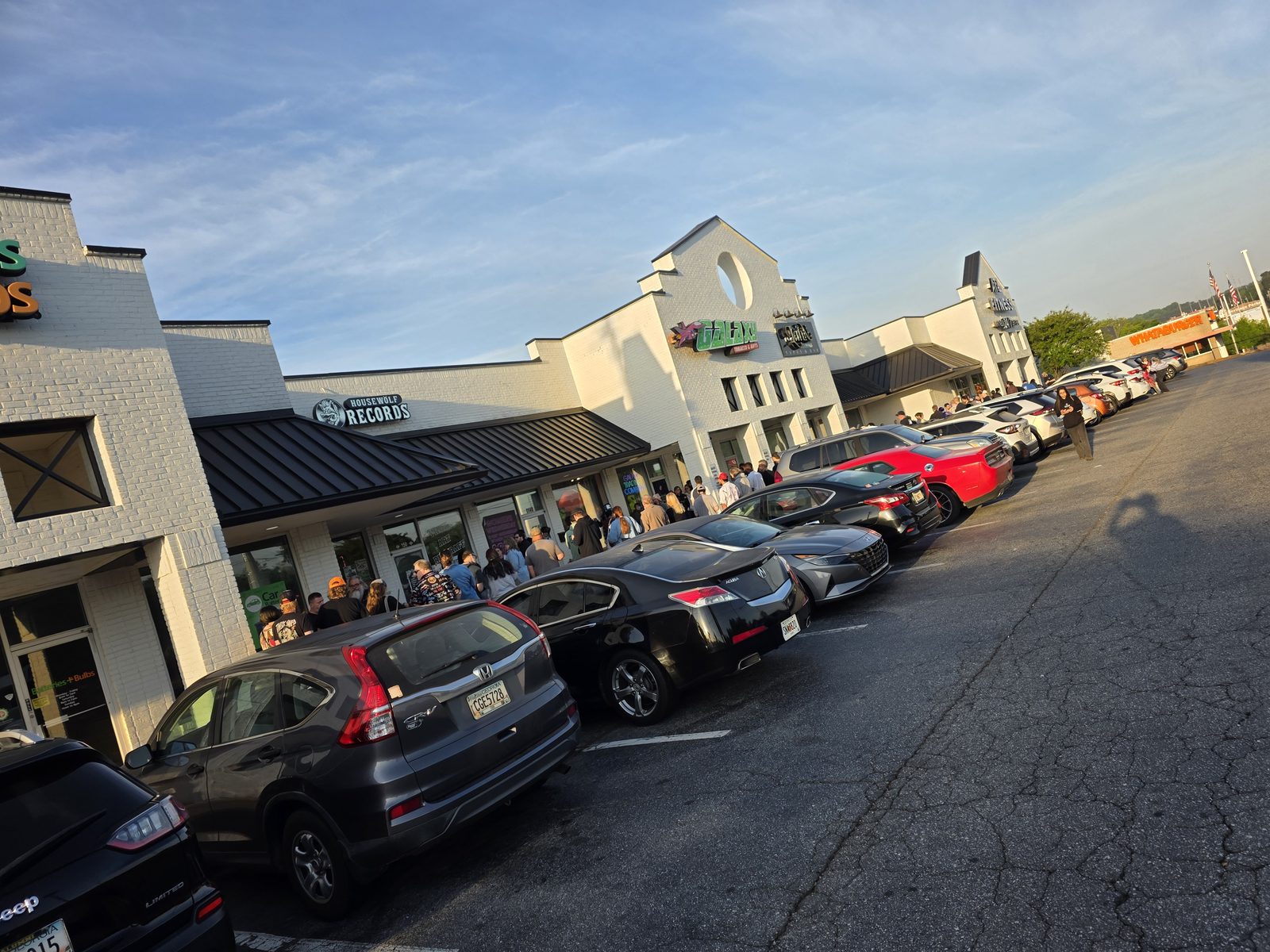 The line outside House Wolf Records on Record Store Day